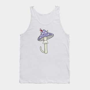 Violet amanita catshroom Tank Top